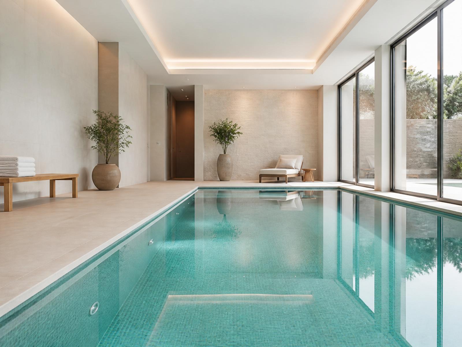 Warm, private and clean heated pool